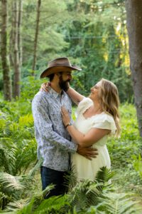 garden engagement session