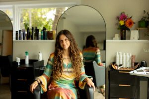 hairstylist branding shoot