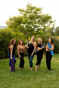 Yoga branding photoshoot