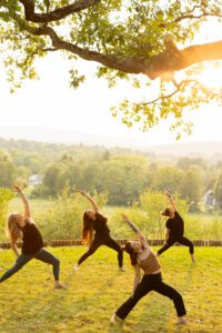 Yoga branding photoshoot